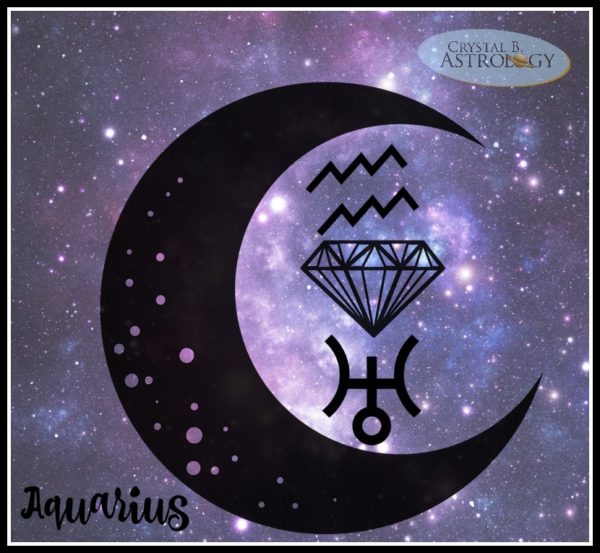 Crystal Astrology Aquarius Logo - Crystal B. Astrology