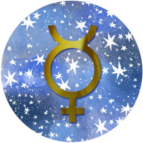 mercury astrology symbol