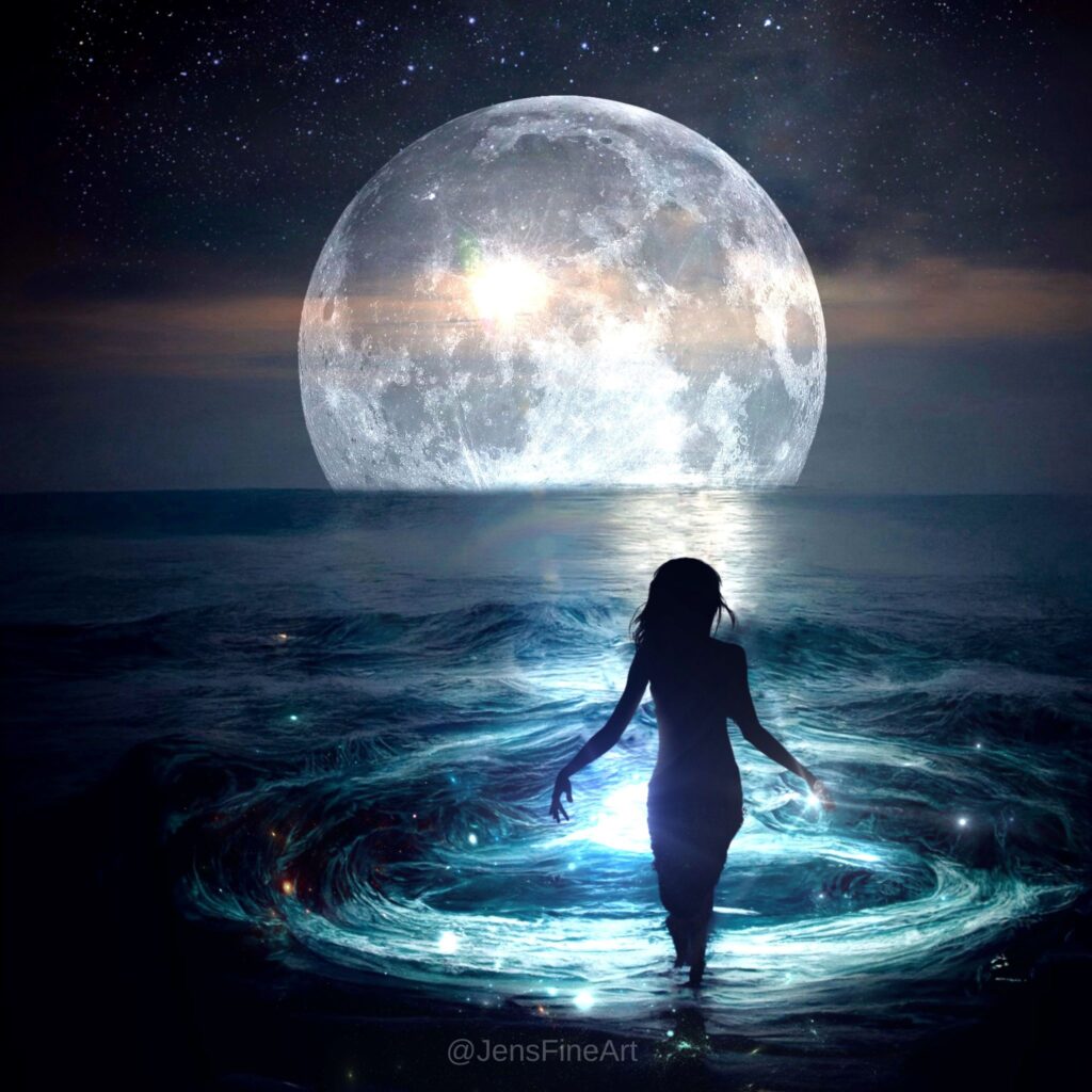 September Full Moon in Pisces Emotions and Enchantments Crystal B