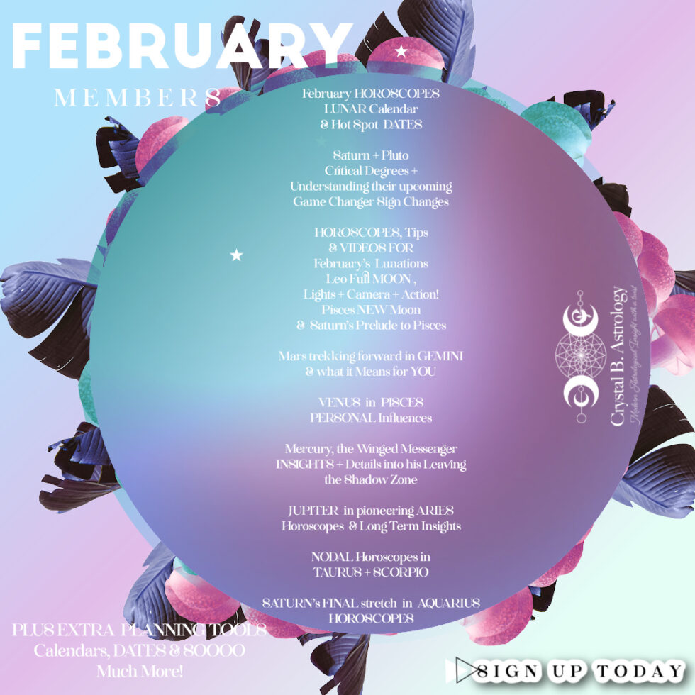 February 2023 Horoscopes And Astrology - Crystal B. Astrology